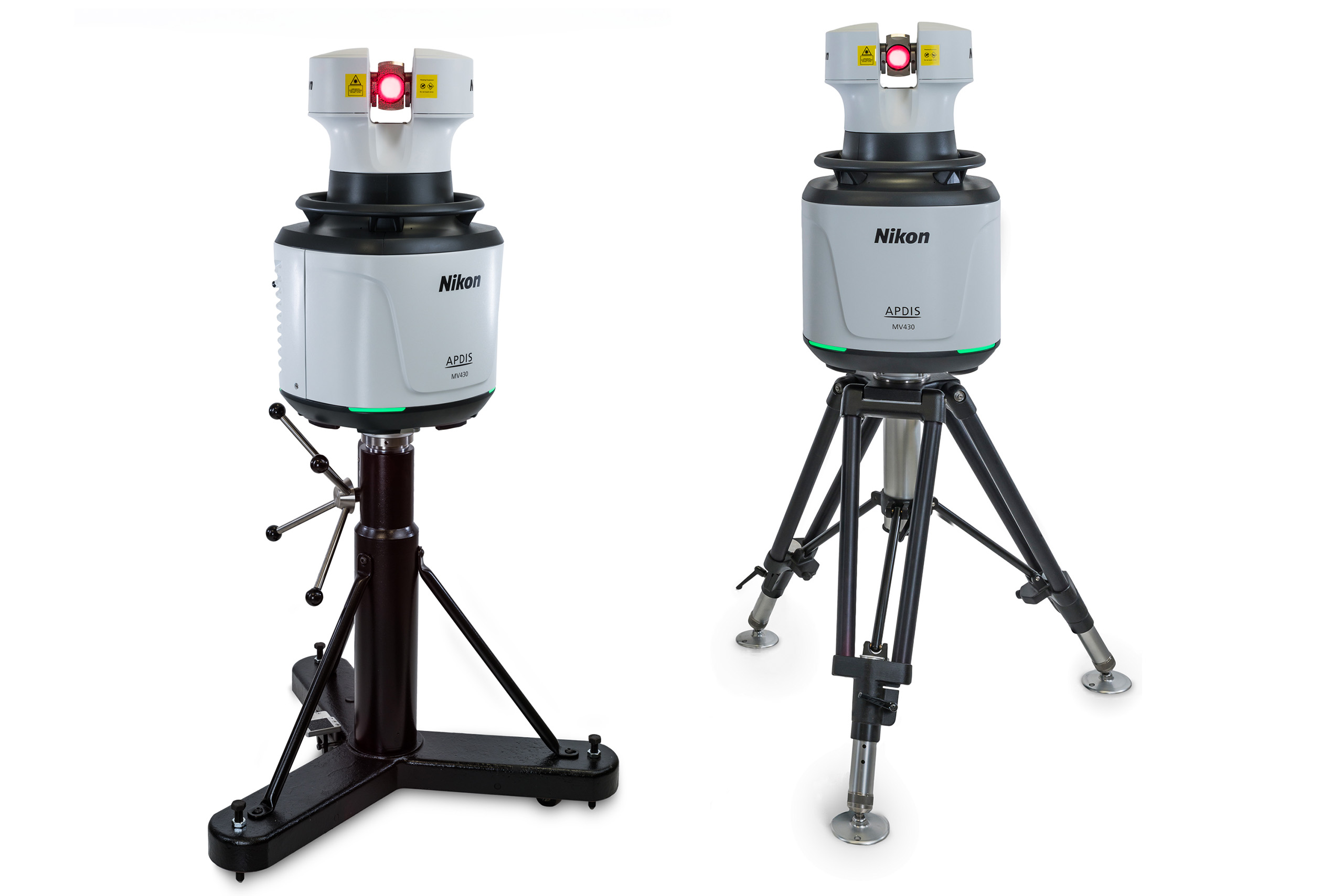 Nikon's APDIS Laser Radar mit einem Bronson Stand und einem Tripod.