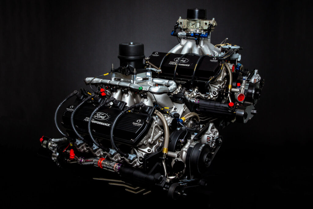 Every Ford Performance engine used in NASCAR Cup and Xfinity Series is designed, developed, and built by Roush Yates Engines in partnerhip with Ford Performance.