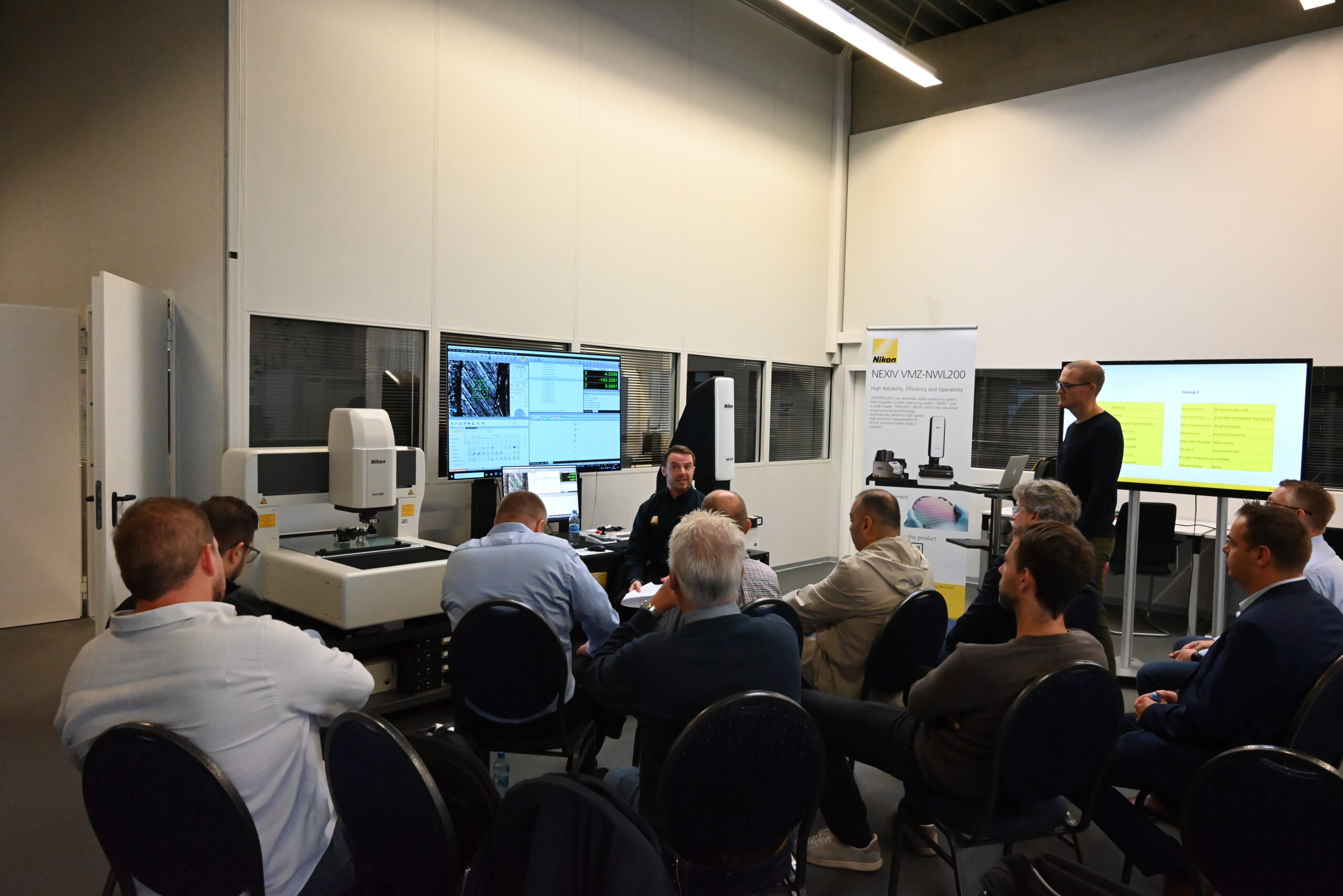 Thomas providing training, emphasising on how important automation is.