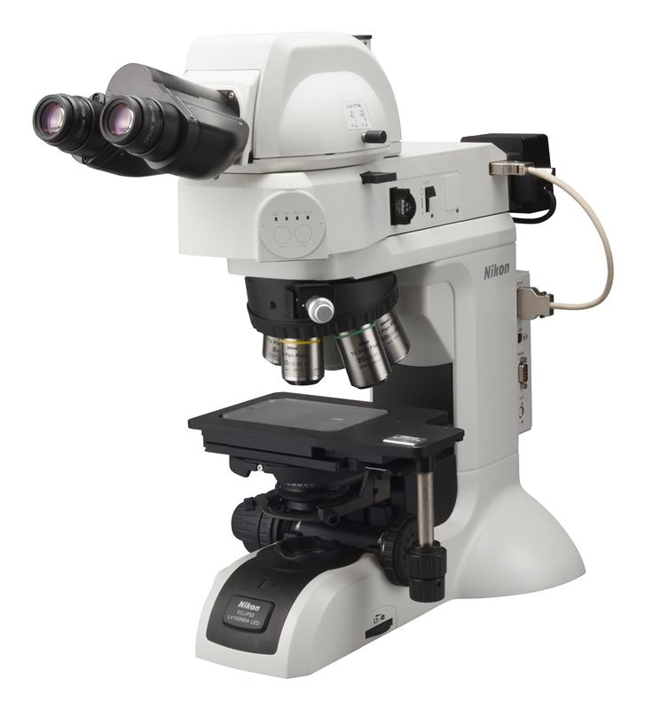 A Nikon ECLIPSE LV100 NDA LED, one of the microscopes with the option to automate work processes.